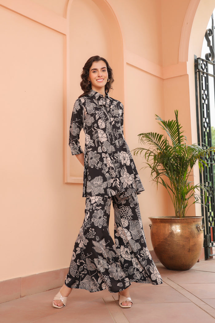 Gothic Garden Russian Silk Co-ord Set