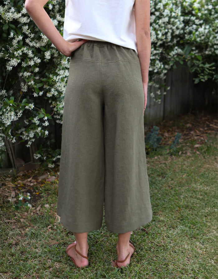 Grazia Culottes Sewing Pattern, Tessuti