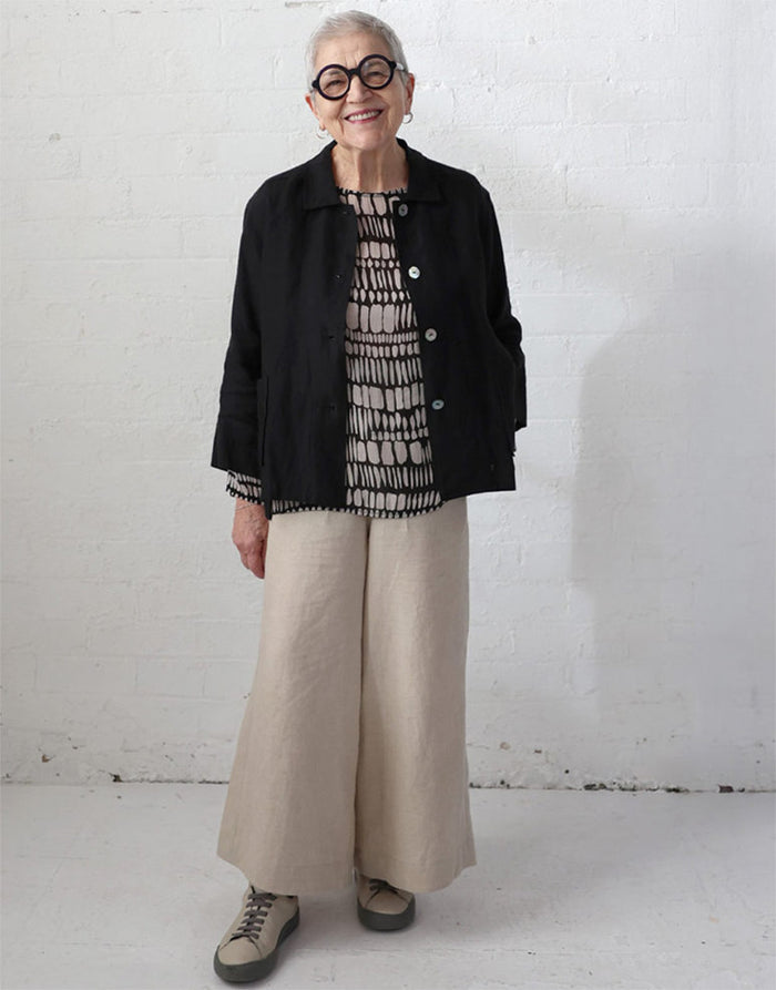 Grazia Culottes Sewing Pattern, Tessuti