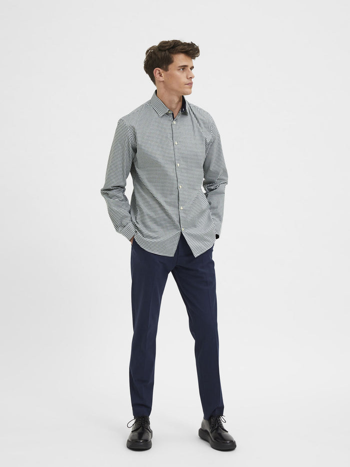 Green Check Full Sleeves Shirt