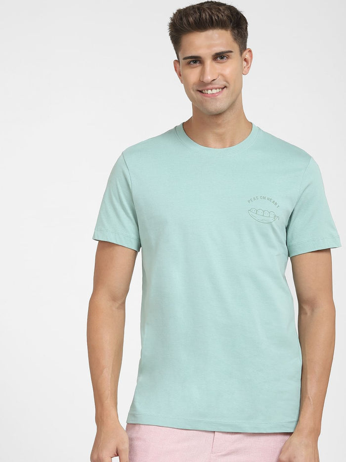 Green Crew Neck T-Shirt