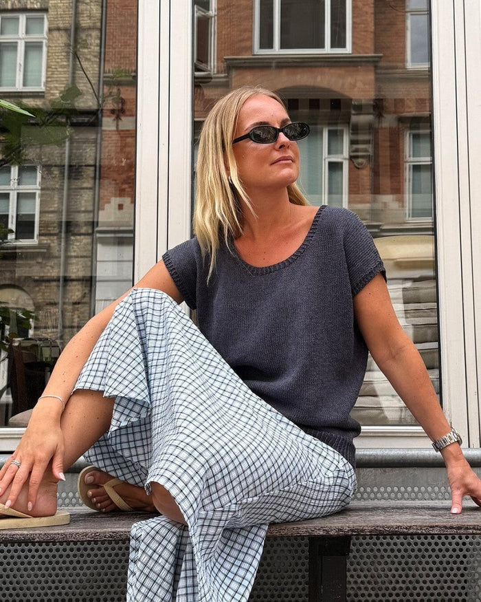 Gry Top by Katrine Hannibal, No 21 knitting kit Knitting kits Önling - Katrine Hannibal