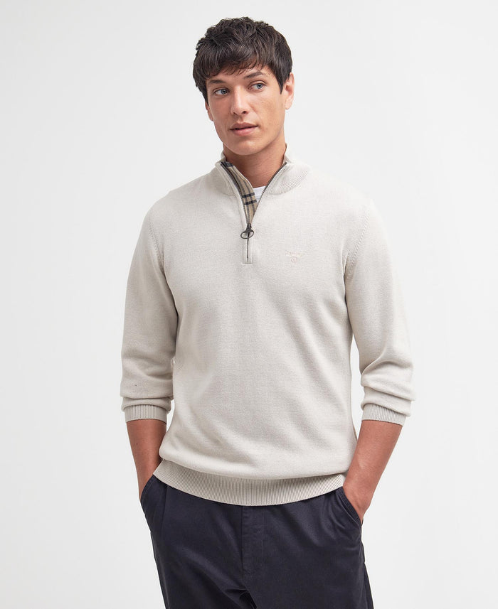 Half Zip Jumper in Mist
