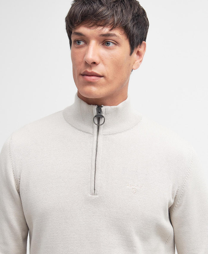 Half Zip Jumper in Mist