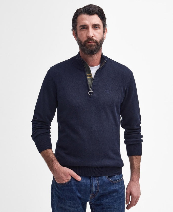 Half Zip Jumper in Navy
