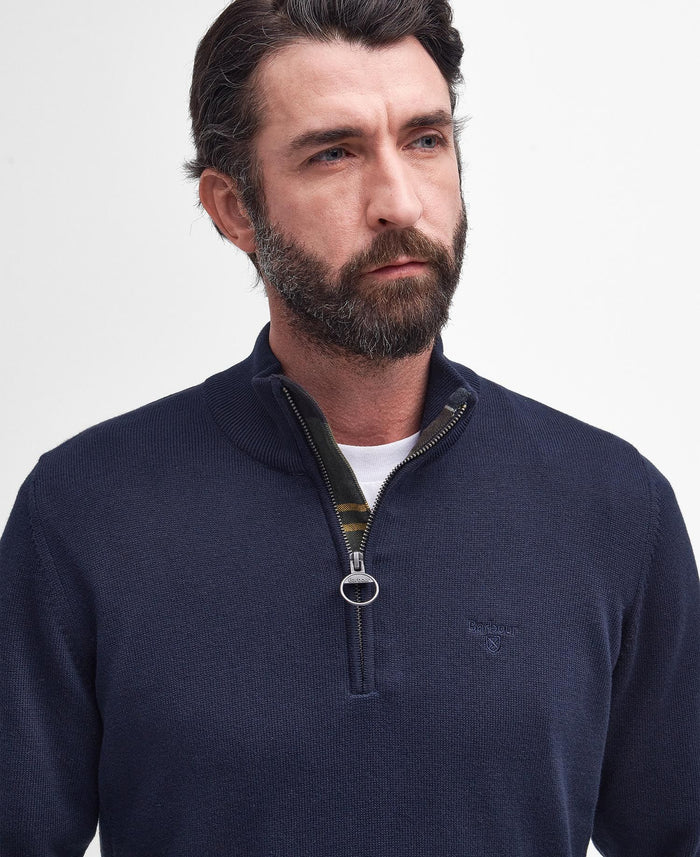 Half Zip Jumper in Navy