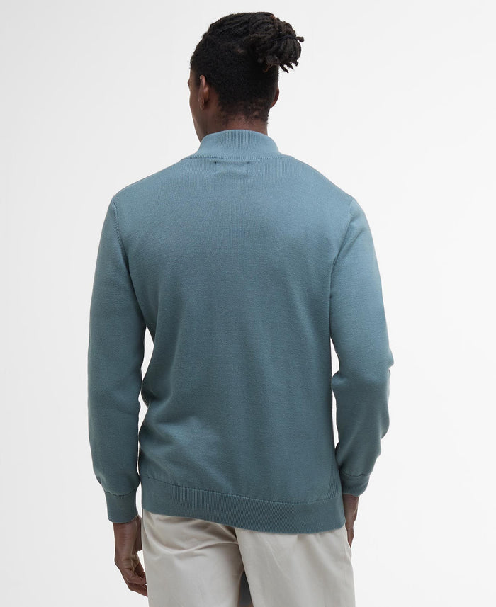 Half Zip Jumper in Teal