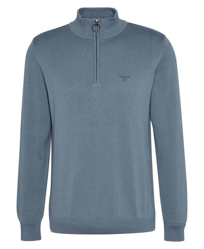 Half Zip Jumper in Teal