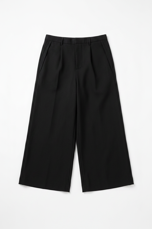Hans Plain Pant — trousers in black | CRUX