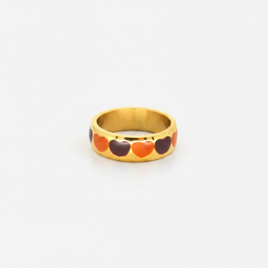 Hearts Gold Ring — CRUX