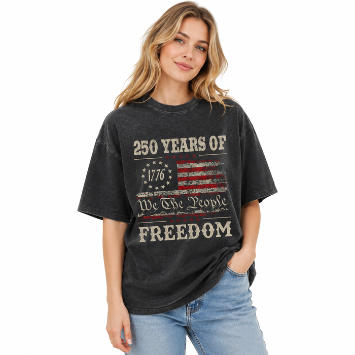 Pattern-printed cotton t shirt for men and women with retro styling, heat-transfer artwork and a comfortable pre-washed feel.