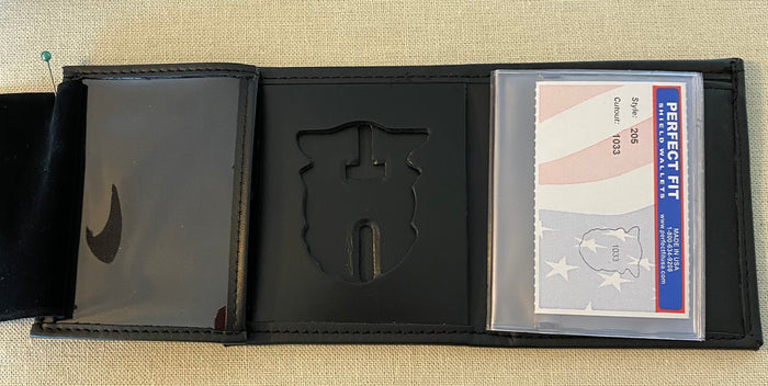 Hidden Badge and ID Wallet w/ 6 Credit Card Slots (RF Blocking)