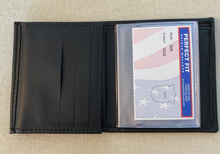 Hidden Badge and ID Wallet w/ 6 Credit Card Slots (RF Blocking)