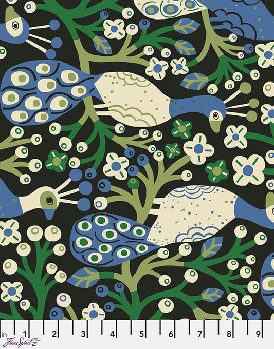 Holland Park Cotton Fabric, The City of Dreams by Monika Forsberg