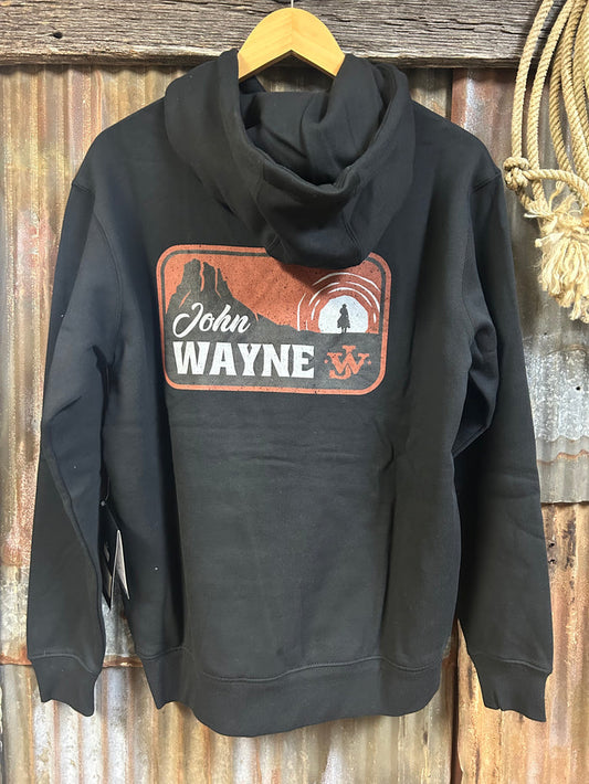 Hooey John Wayne Logo in Black/Red/White