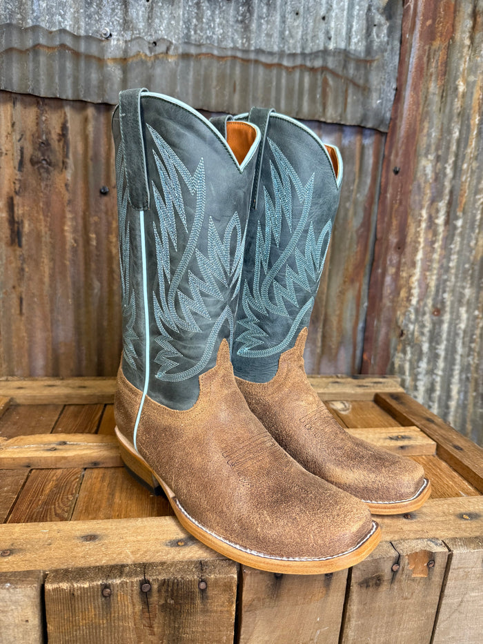 Horsepower Tobacco Old Suede Kids Western Boot