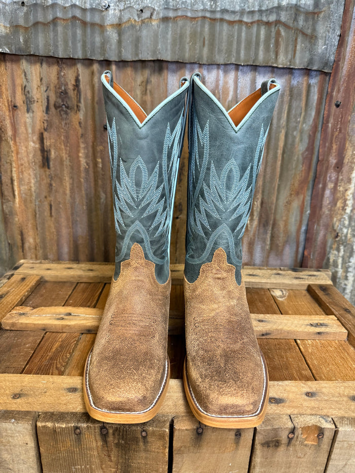 Horsepower Tobacco Old Suede Kids Western Boot