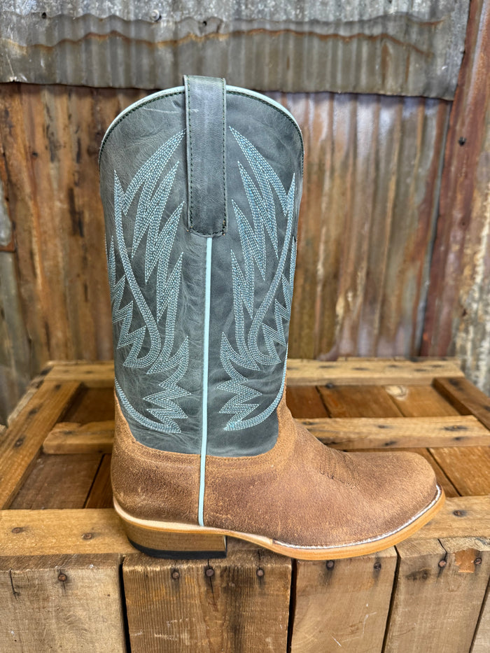 Horsepower Tobacco Old Suede Kids Western Boot