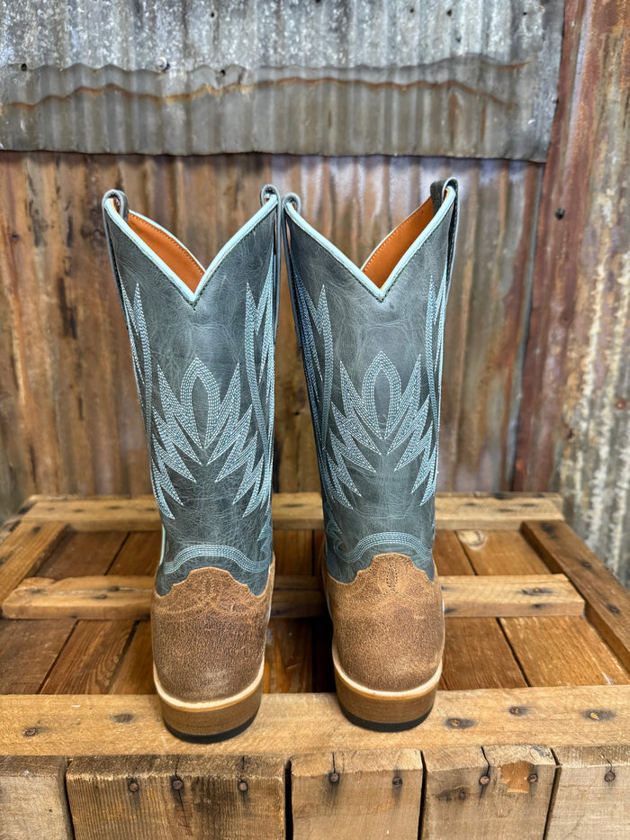 Horsepower Tobacco Old Suede Kids Western Boot