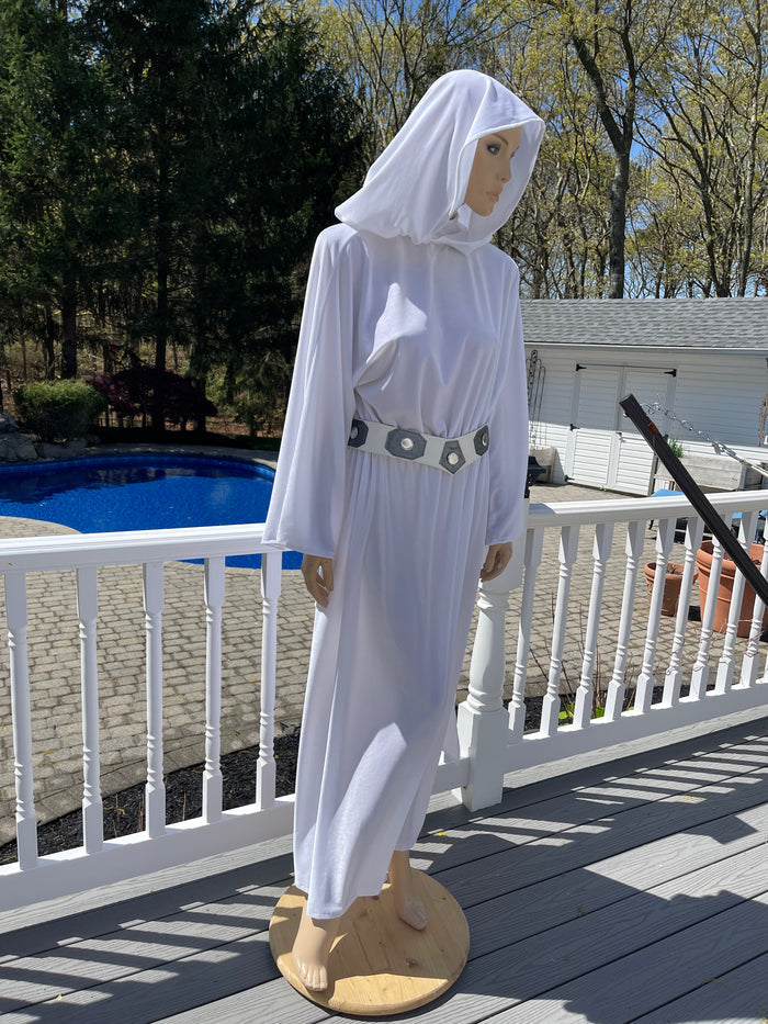 Space Rebel Princess Inspired Cosplay Costume Robe in Velvet with Belt