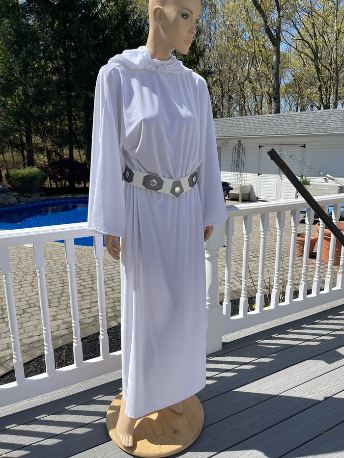 Space Rebel Princess Inspired Cosplay Costume Robe in Velvet with Belt