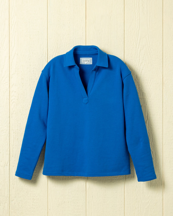 Inlet Pullover in Capri Loopback Terry