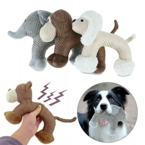 Interactive Squeaky Toys For Bored Dogs | Bite Resistant Gog Toy