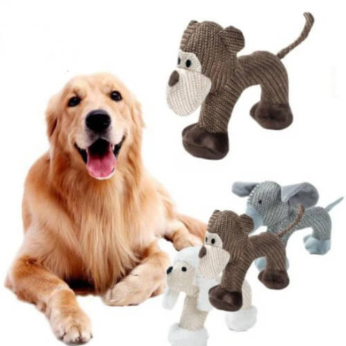 Interactive Squeaky Toys For Bored Dogs | Bite Resistant Gog Toy