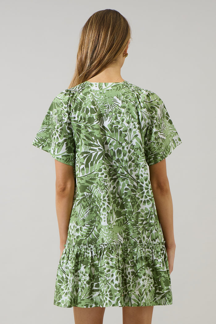 Irenan Leaf Ashby Shift Mini Dress