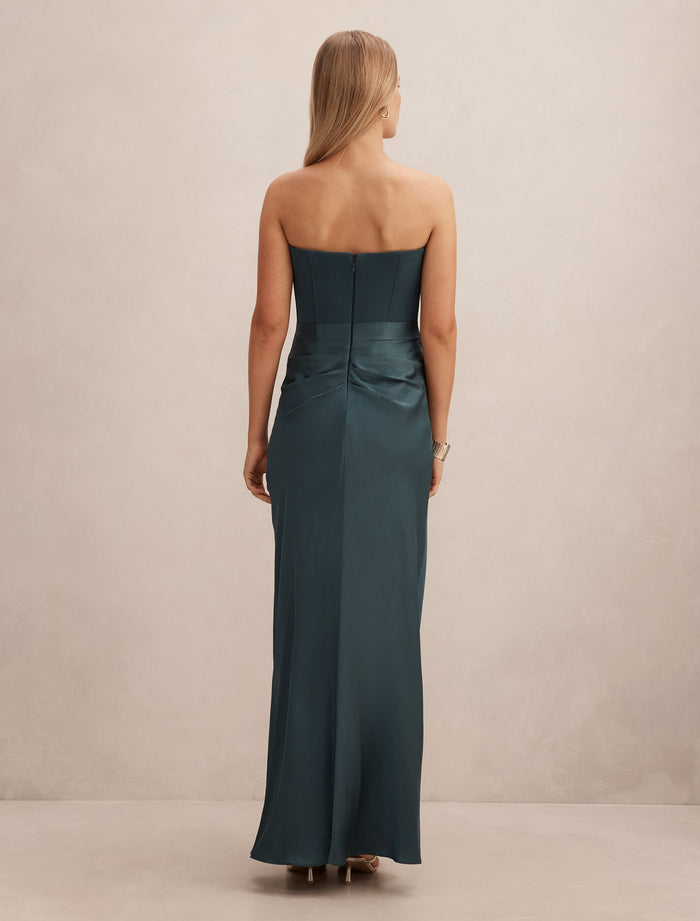 Isra Drape Strapless Maxi Dress Forever New