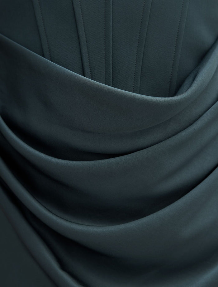 Isra Drape Strapless Maxi Dress Forever New