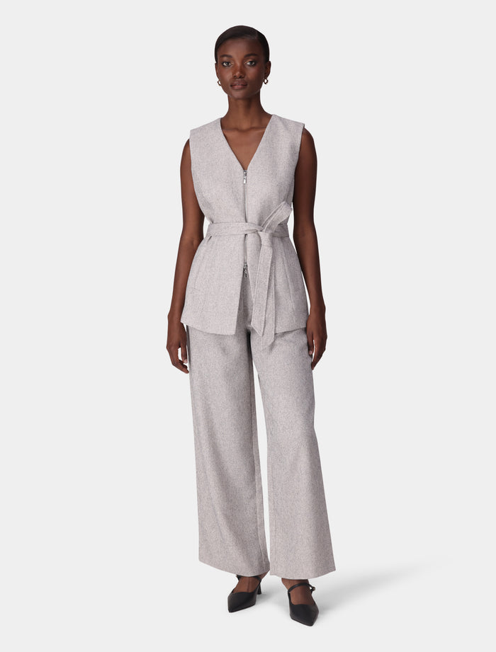 Jackie Zip Waistcoat Forever New