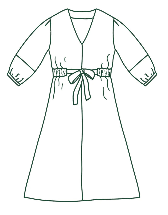 Jamie Dress Paper Sewing Pattern, Atelier Jupe