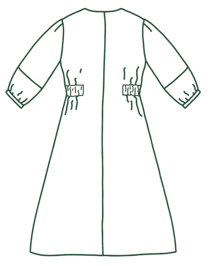Jamie Dress Paper Sewing Pattern, Atelier Jupe
