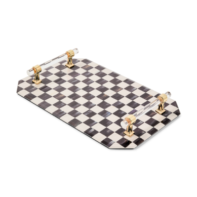 Jewelry Tray Glass & Handles