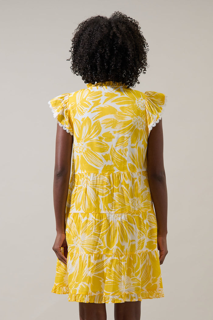 Joni Floral Yodi Shift Mini Dress