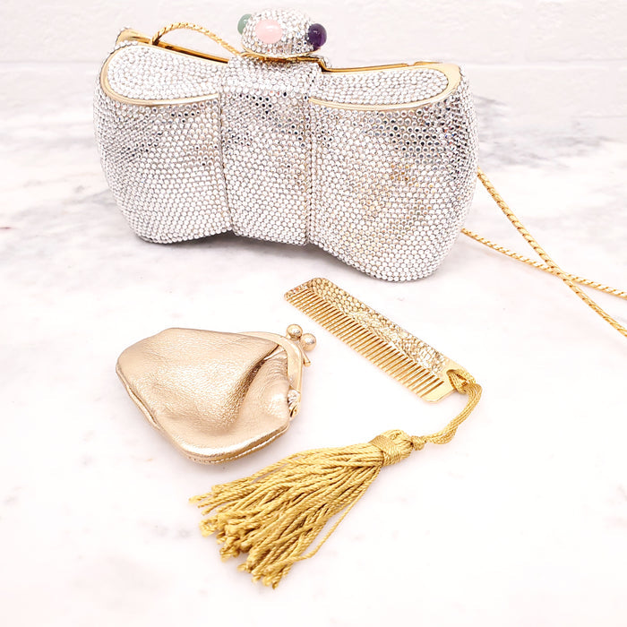 JUDITH LEIBER BOW CLUTCH