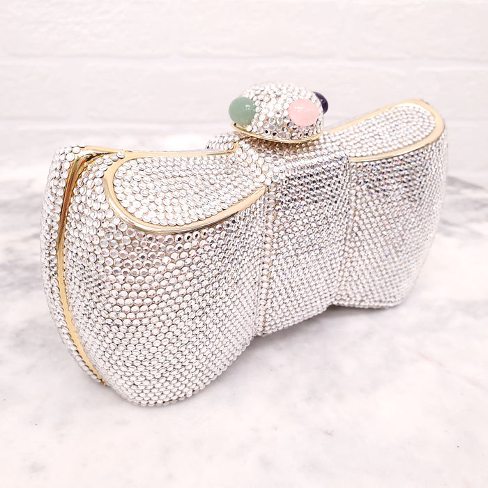 JUDITH LEIBER BOW CLUTCH