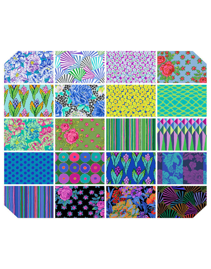 Kaffe Fassett Collective 10" Layer Cake 42 Pieces, Spring 2026 Cool