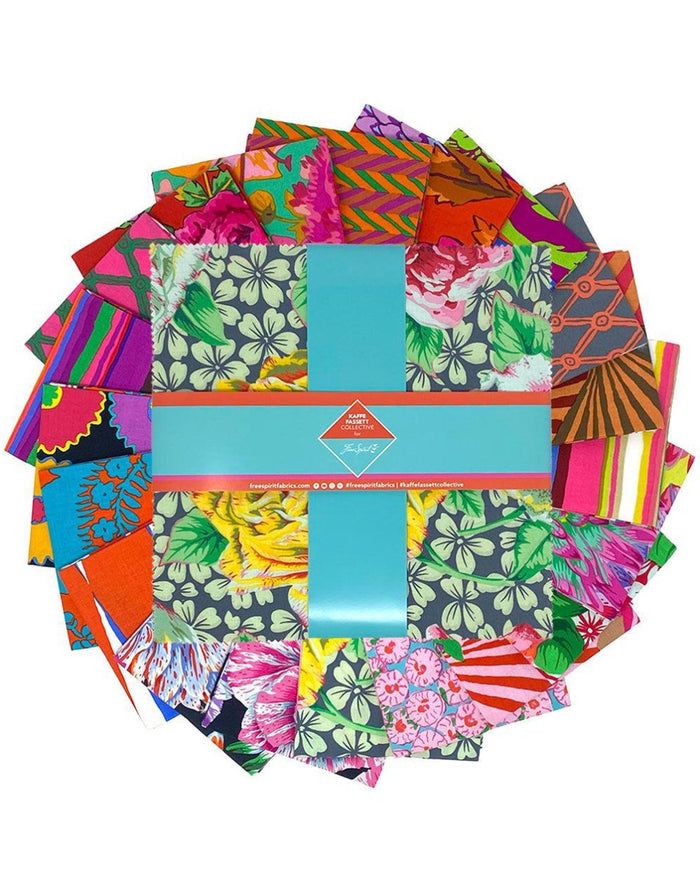 Kaffe Fassett Collective 10" Layer Cake 42 Pieces, Spring 2026 Warm