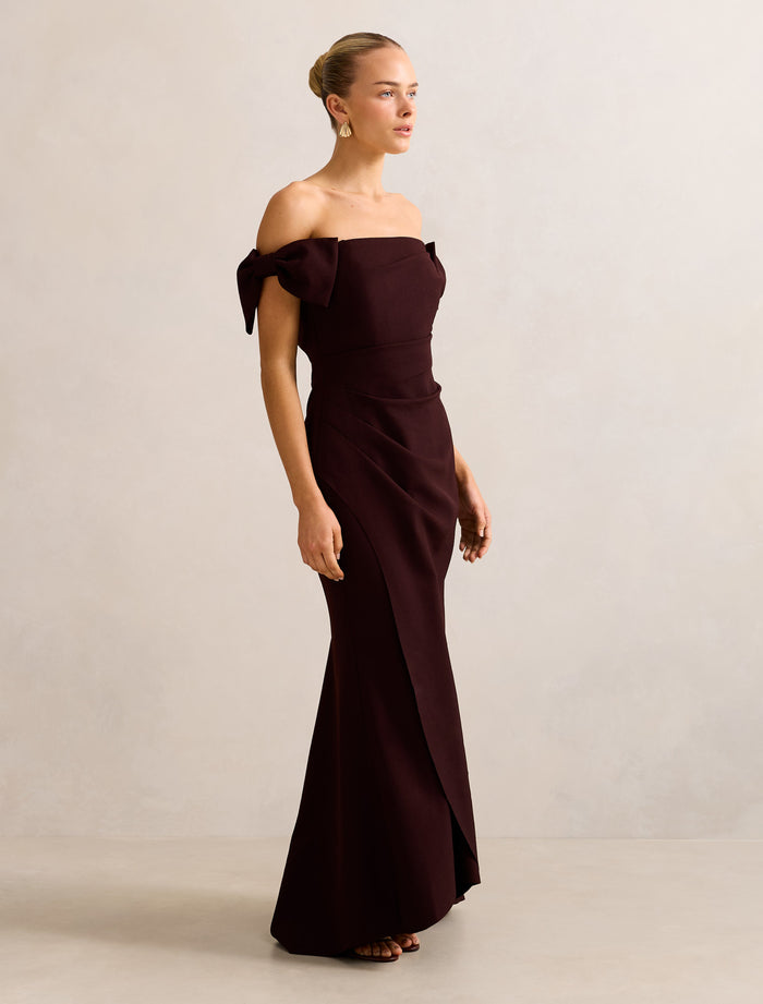 Kalee Bow Wrap Skirt Dress Forever New