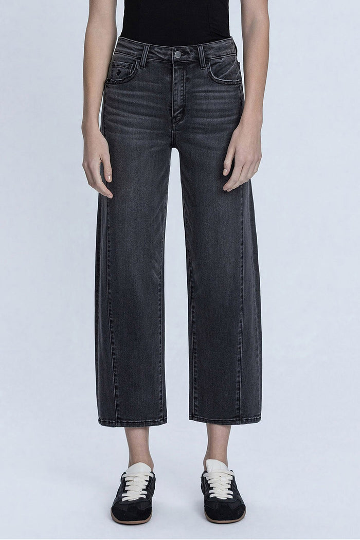 Kayla Super High Rise Barrel Jean