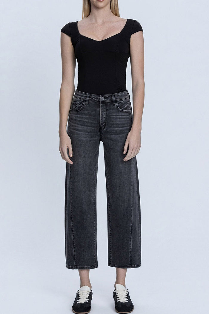 Kayla Super High Rise Barrel Jean