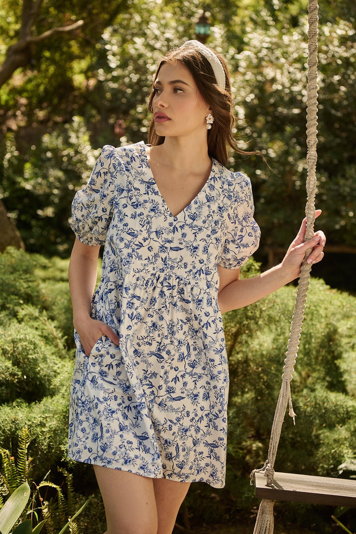 Kearny Floral Jerome Shift Mini Dress
