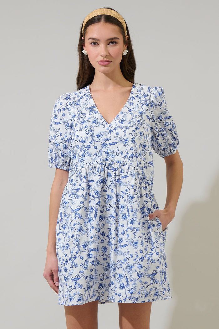 Kearny Floral Jerome Shift Mini Dress