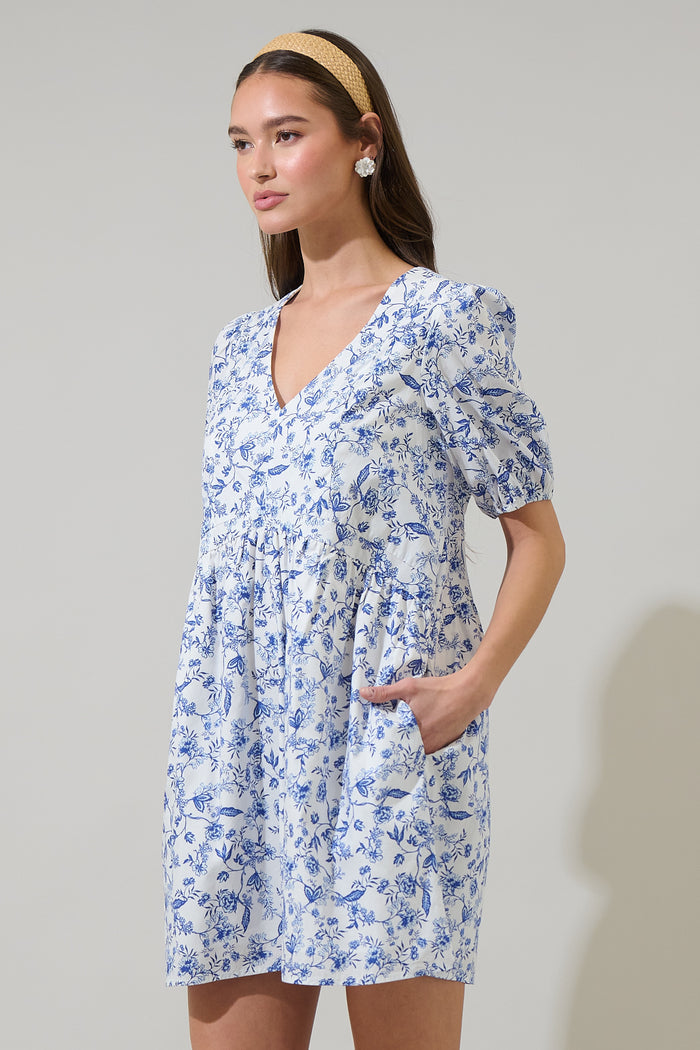 Kearny Floral Jerome Shift Mini Dress