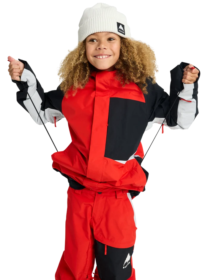 Product image of Kids' Burton Powline GORE-TEX 2L Jacket[Variant:Flame Scarlet / True Black]