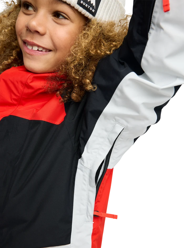 Product image of Kids' Burton Powline GORE-TEX 2L Jacket[Variant:Flame Scarlet / True Black]