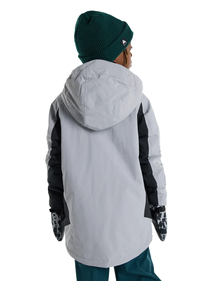 Product image of Kids' Burton Skimmer Jacket[Variant:Silver Sconce / True Black]