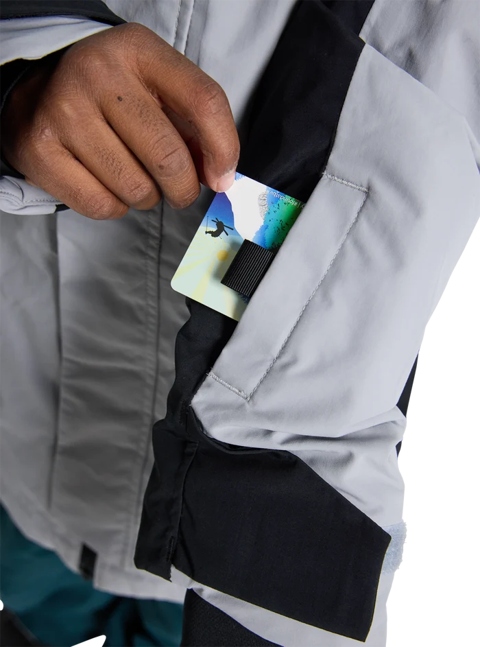 Product image of Kids' Burton Skimmer Jacket[Variant:Silver Sconce / True Black]